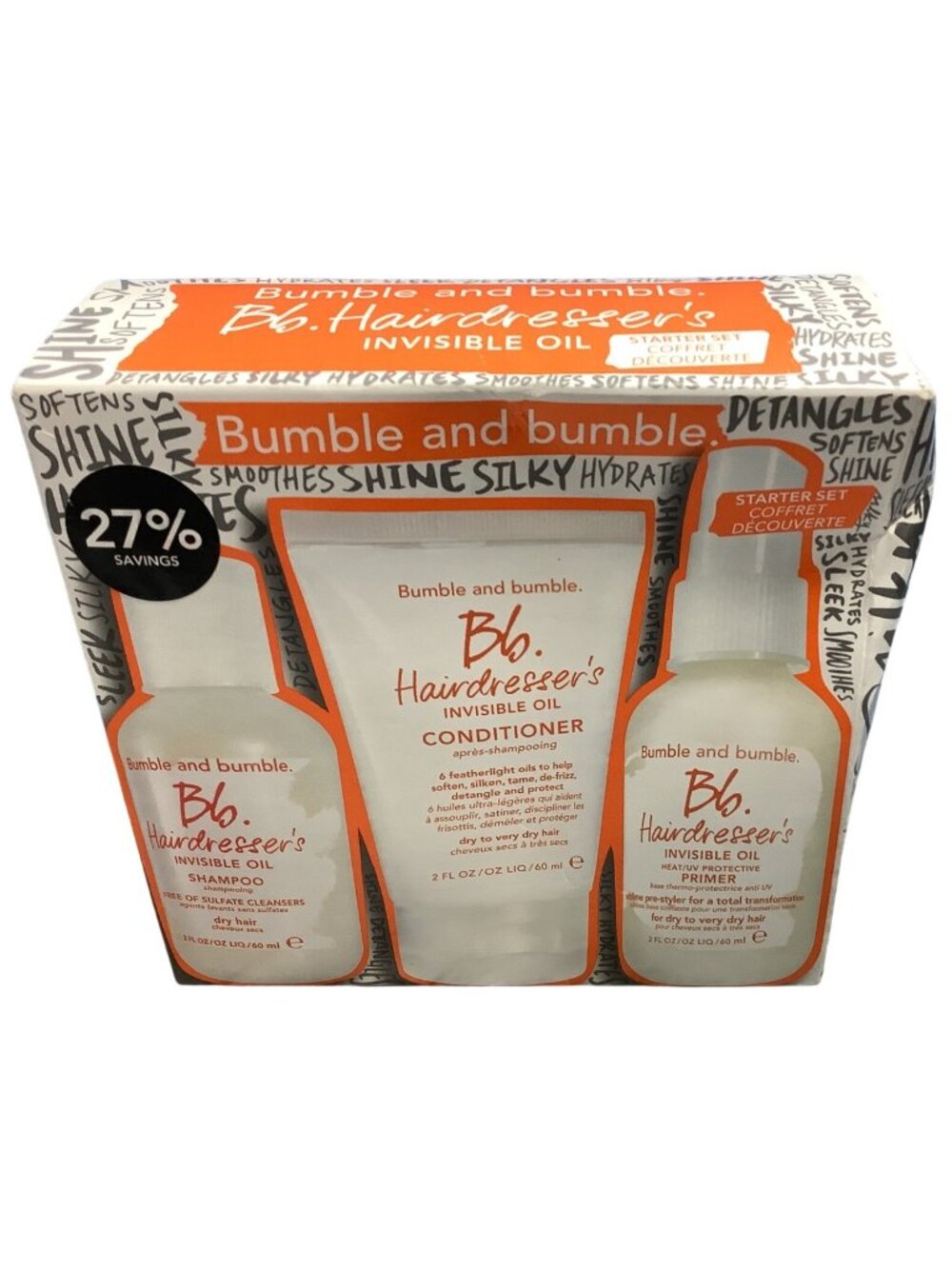 Bumble & Bumble Hairdressers Invisible Oil Starter Shampoo Conditioner Primer